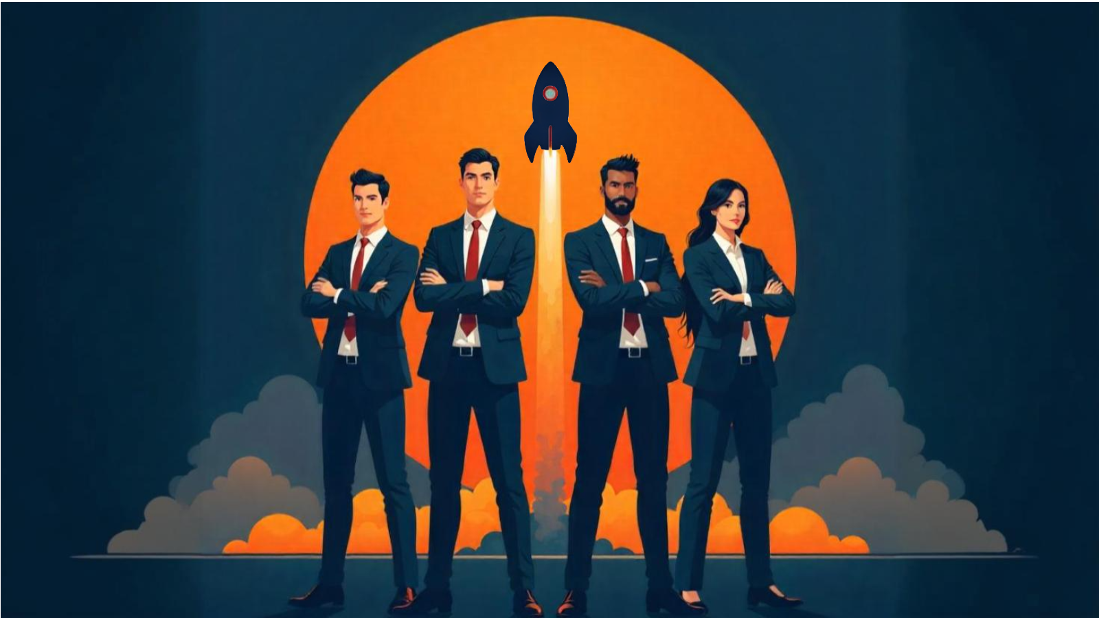 BizLaunchSnap Hero Illustration